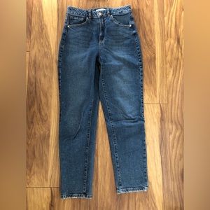 Dynamite mom jeans, dark blue, size 28